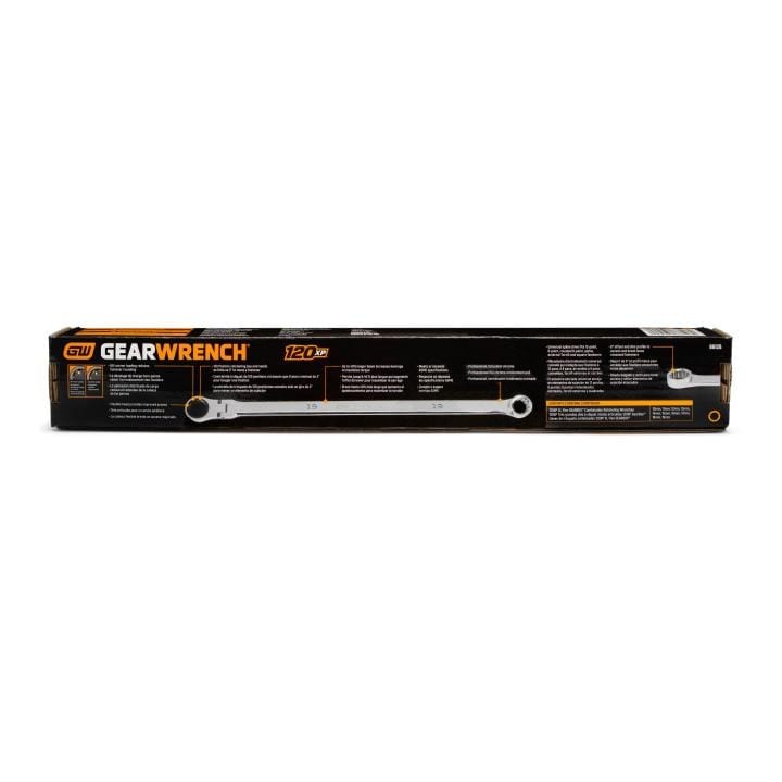 10Pce 120XP™ Universal Spline XL Flex Head GearBox™ Ratcheting Metric Wrench Set - 86126 by GEARWRENCH