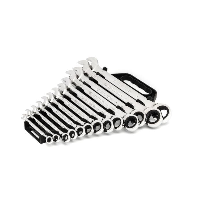 72-Tooth 12 Point Ratcheting Combination SAE Wrench Set 13Pce - 9312 by GEARWRENCH