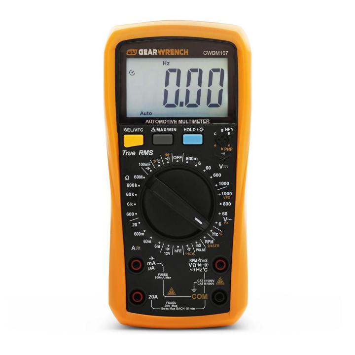 GEARWRENCH Automotive Pro True RMS Digital Multimeter GWDM107