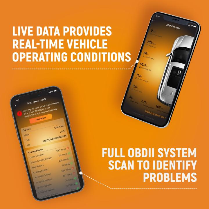 GEARWRENCH Everyday Diagnostic Tool Bluetooth OBDII Tester GWSCAN