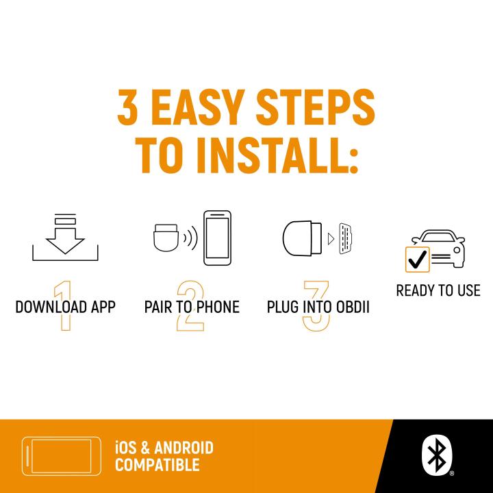 GEARWRENCH Everyday Diagnostic Tool Bluetooth OBDII Tester GWSCAN