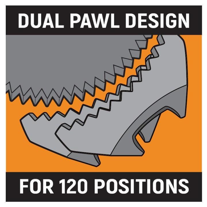 1/2” Drive 120XP™ Teardrop Ratchet 279mm (11”) 81304P by GEARWRENCH
