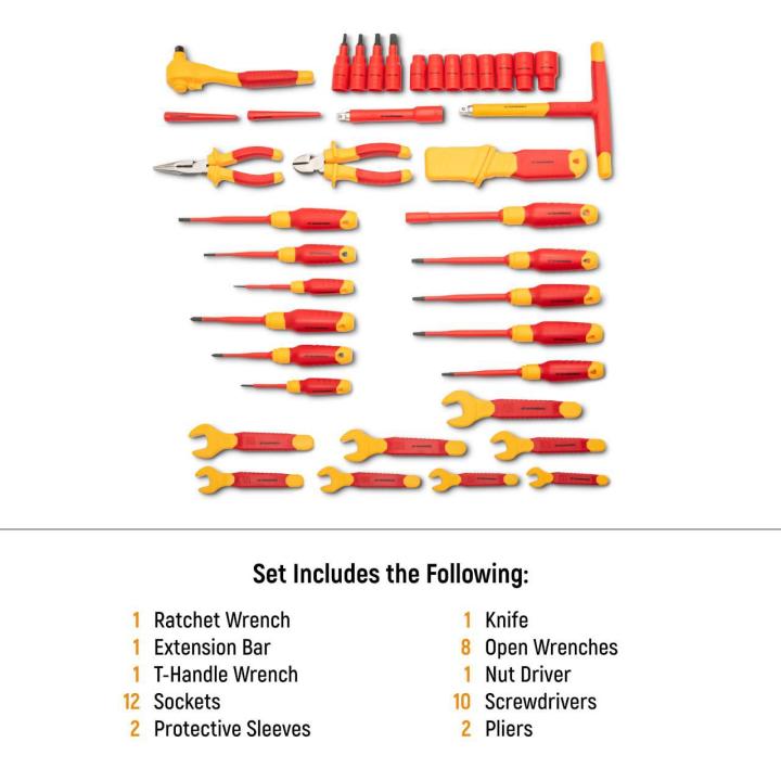 GEARWRENCH 39Pce VDE Insulated Tool Set GWVDE39