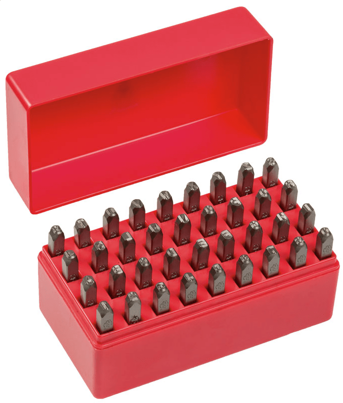 Geiger Number & Letter Stamp Punch Set 3mm GYC607-3