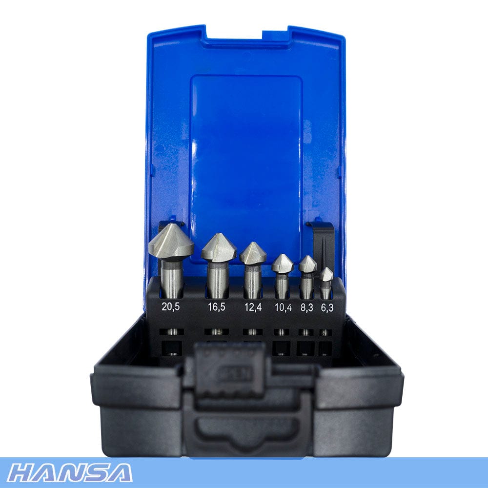 6Pce Countersink Bit Set HCBS-6 by Hansa