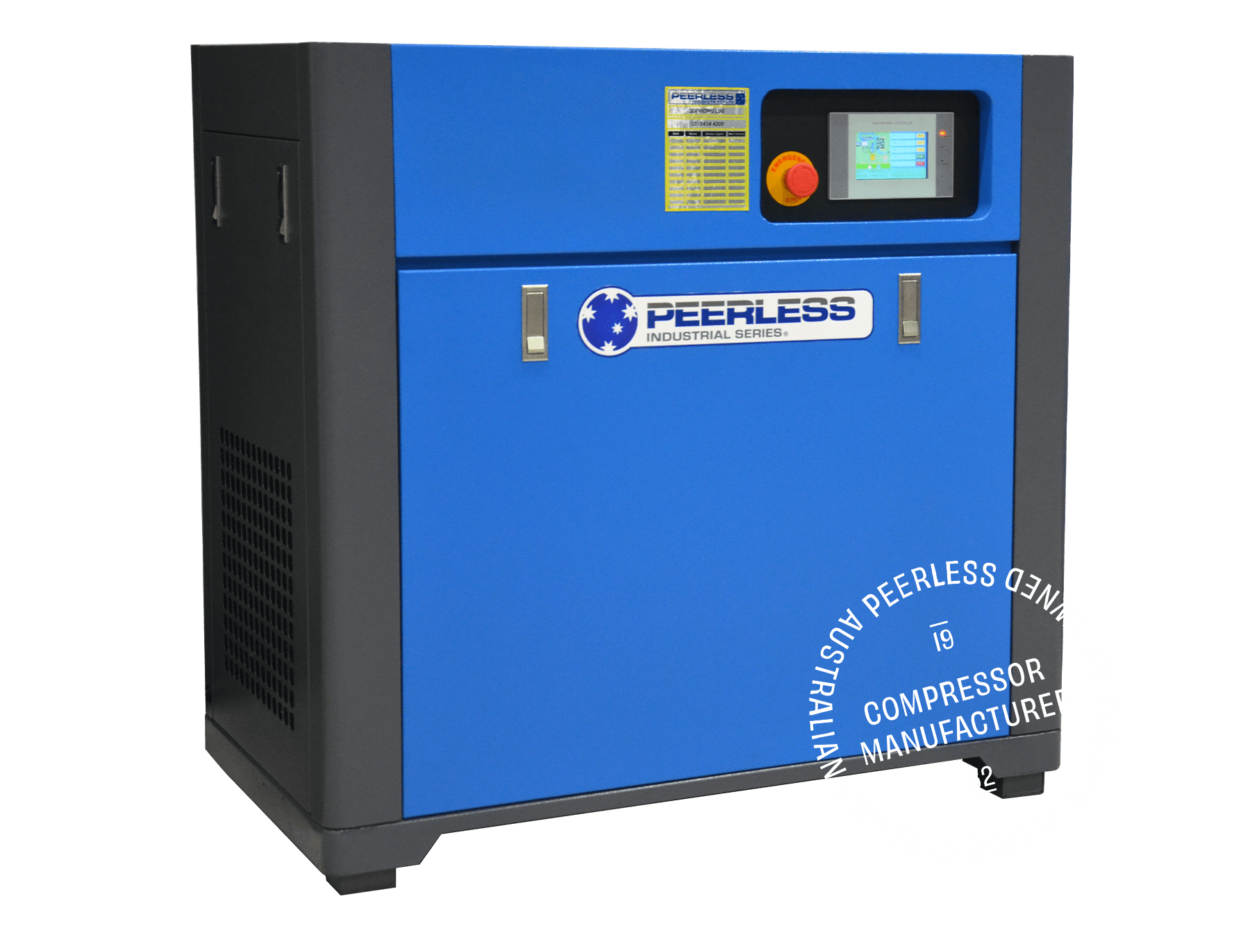 Rotary Screw Air Compressor with Variable Speed, Direct Drive, 7.5HP, 700LPM - HQD7.5 by Peerless