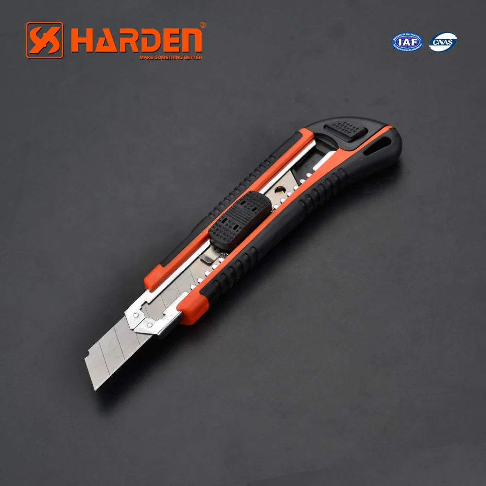 Harden Classic 18mm Snap-Off Blade Utility Knife With 3x Blades 570312