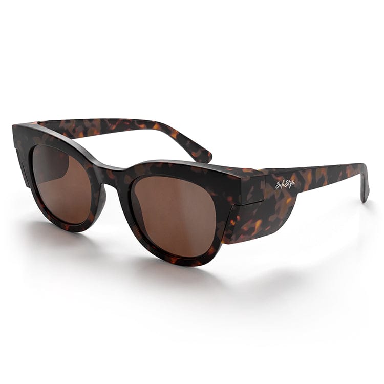 SafeStyle Harps Matte Tort Frame Brown Polarised Lens