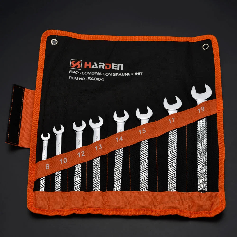 Harden 8Pce Combination Spanner Set 540104