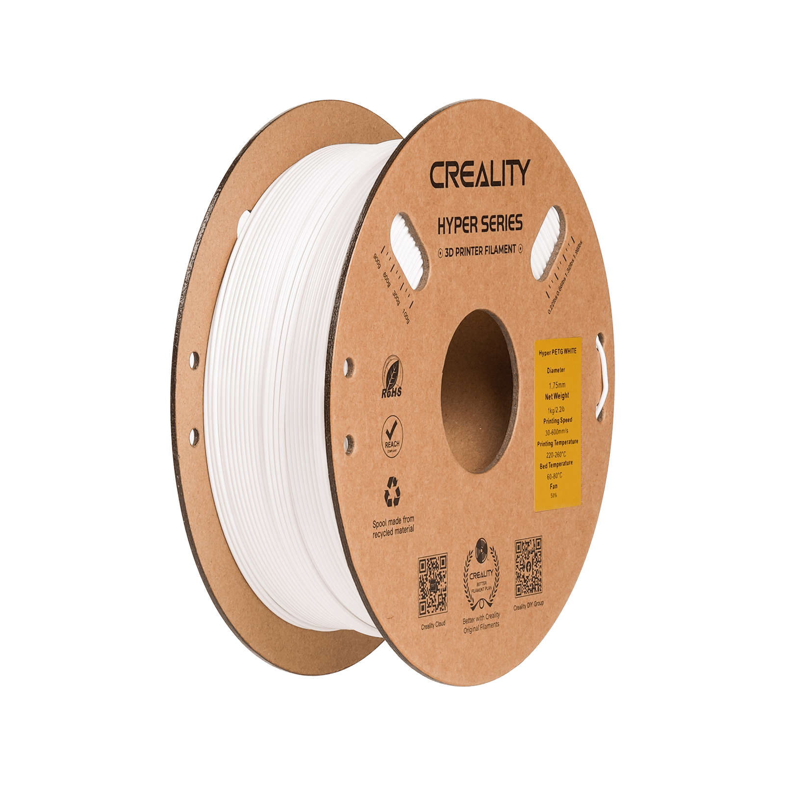 Creality Hyper PETG 1.75mm 3D Printing Filament 1.75mm 1kg