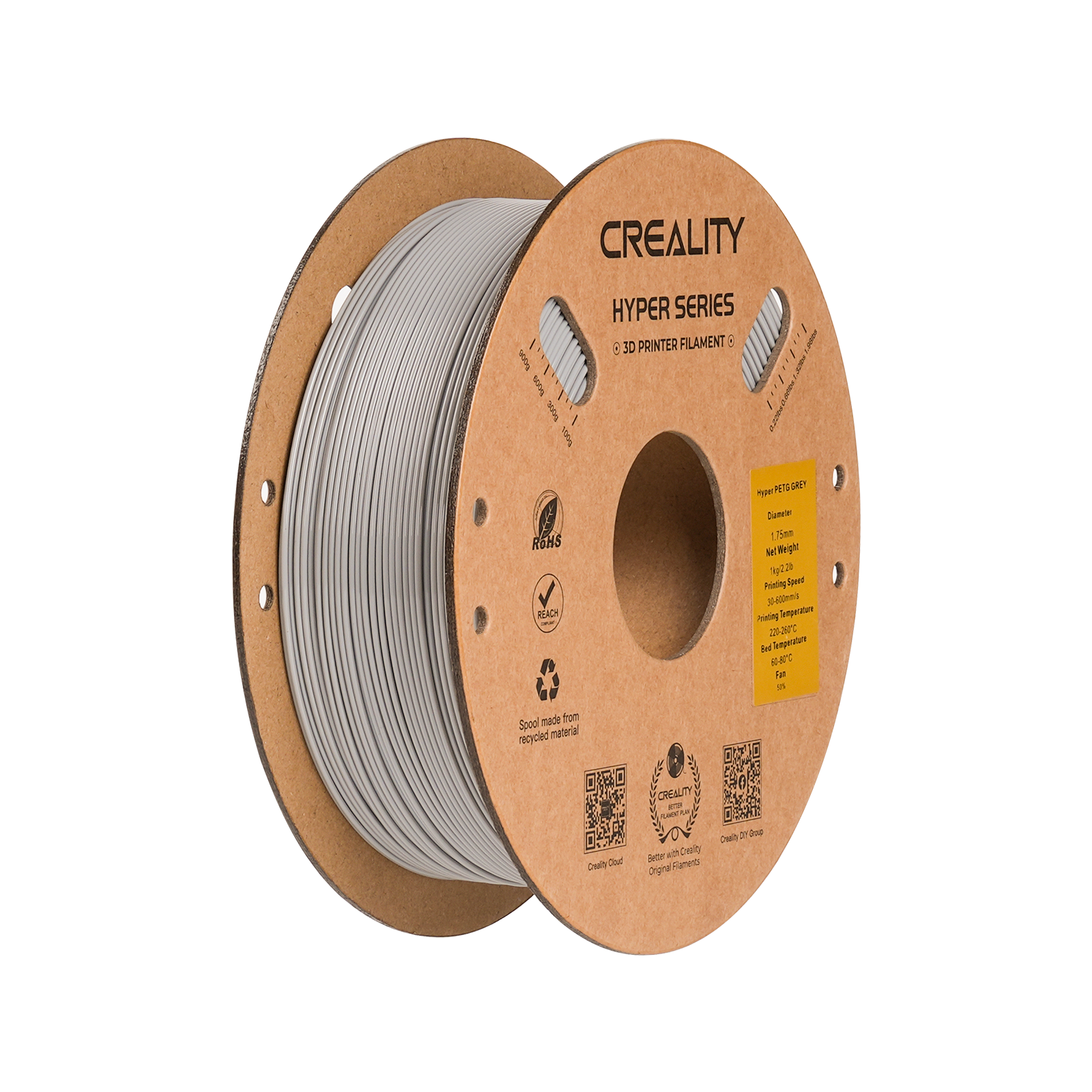 Creality Hyper PETG 1.75mm 3D Printing Filament 1.75mm 1kg