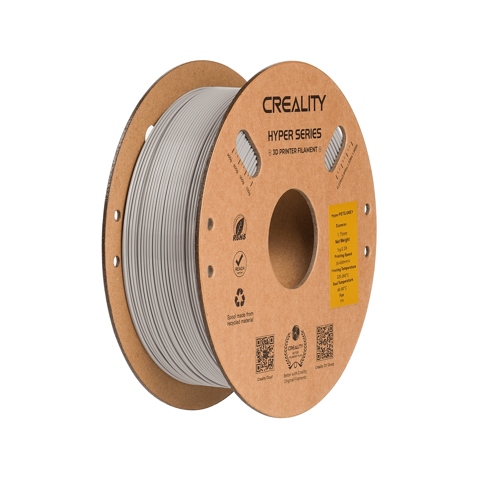 Creality Hyper PETG 1.75mm 3D Printing Filament 1.75mm 1kg