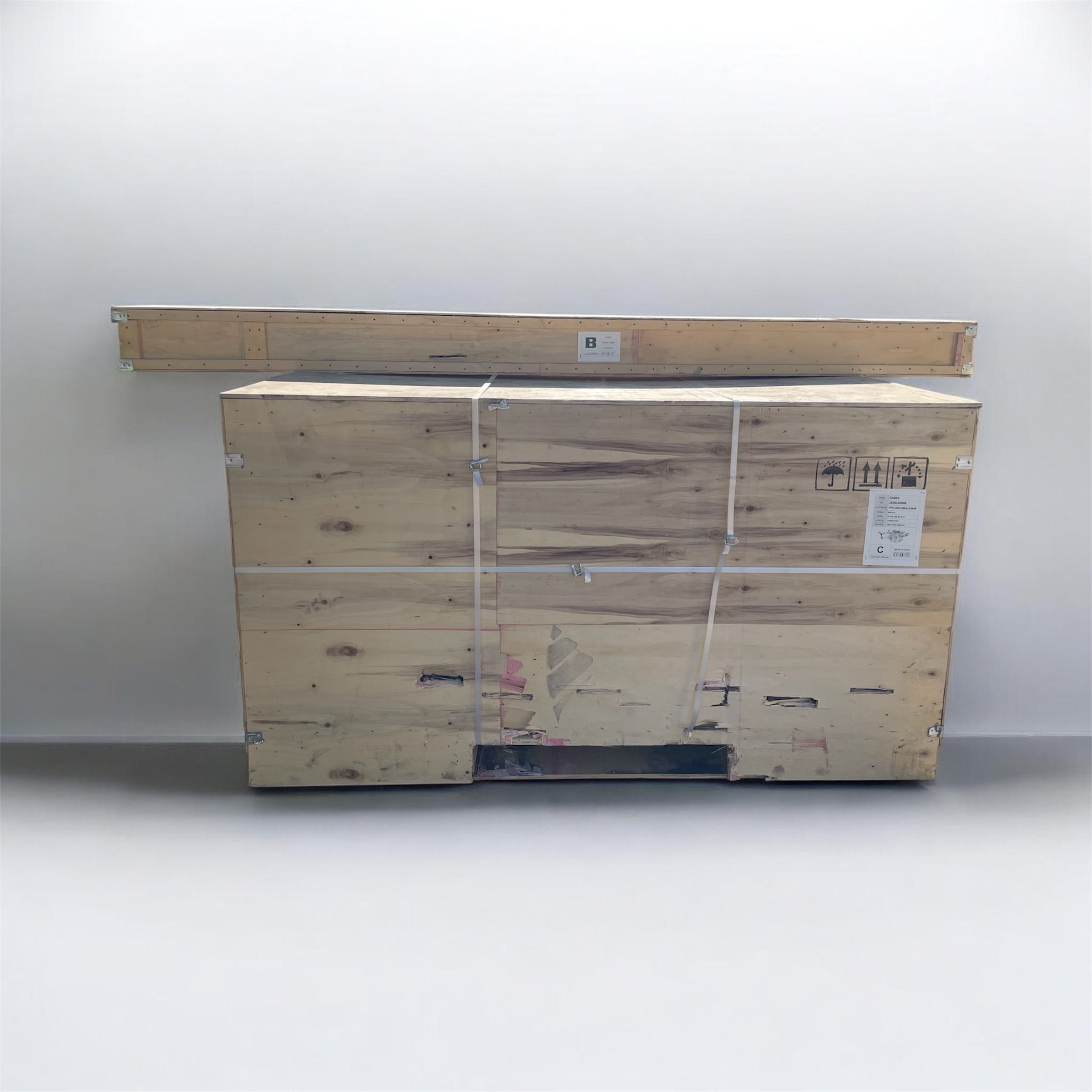Sicar 5 Function Combination Woodworking Machine with 300mm Panel Saw + 400mm Spiral Cutterhead Planer / Thicknesser C400S