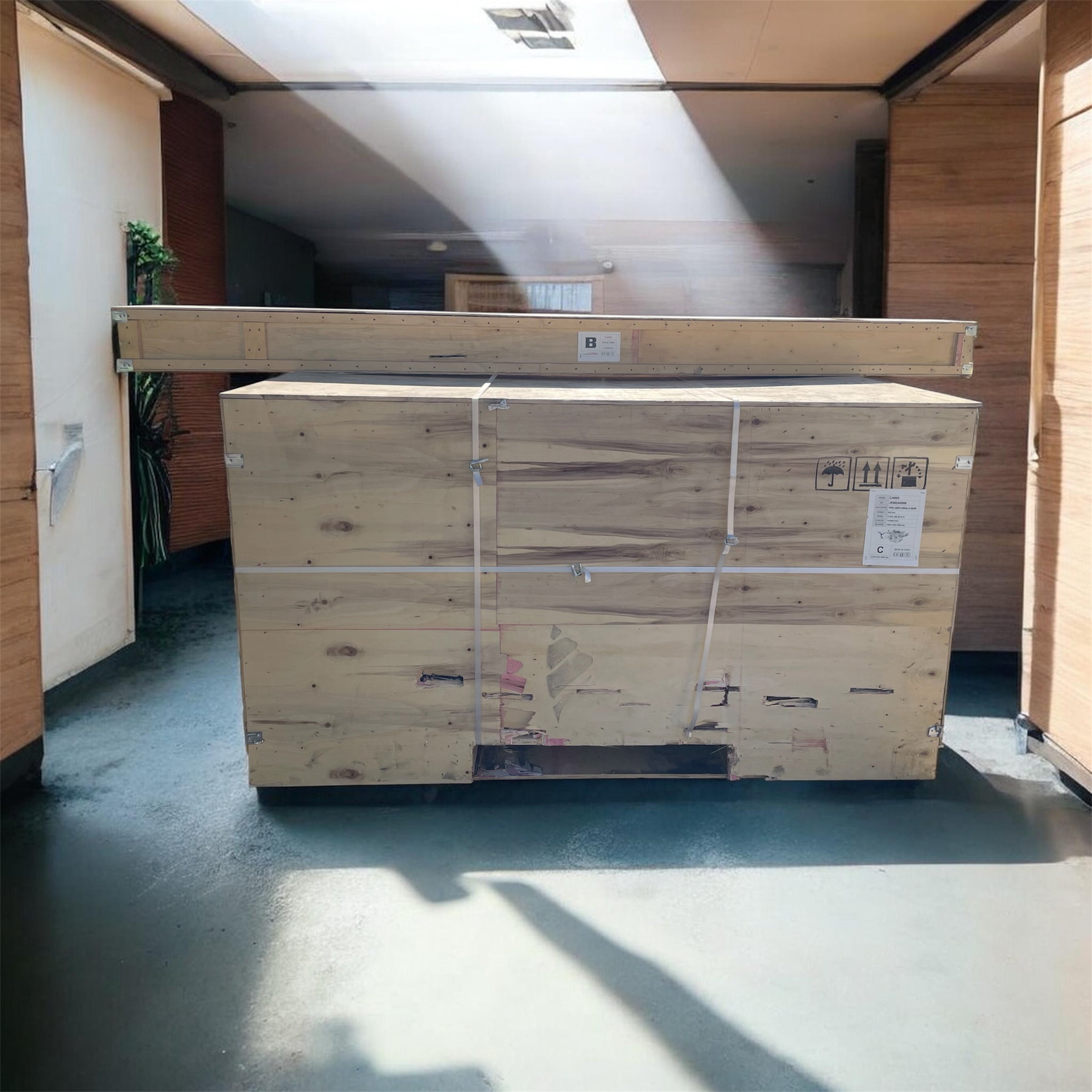 Sicar 5 Function Combination Woodworking Machine with 300mm Panel Saw + 400mm Spiral Cutterhead Planer / Thicknesser C400S