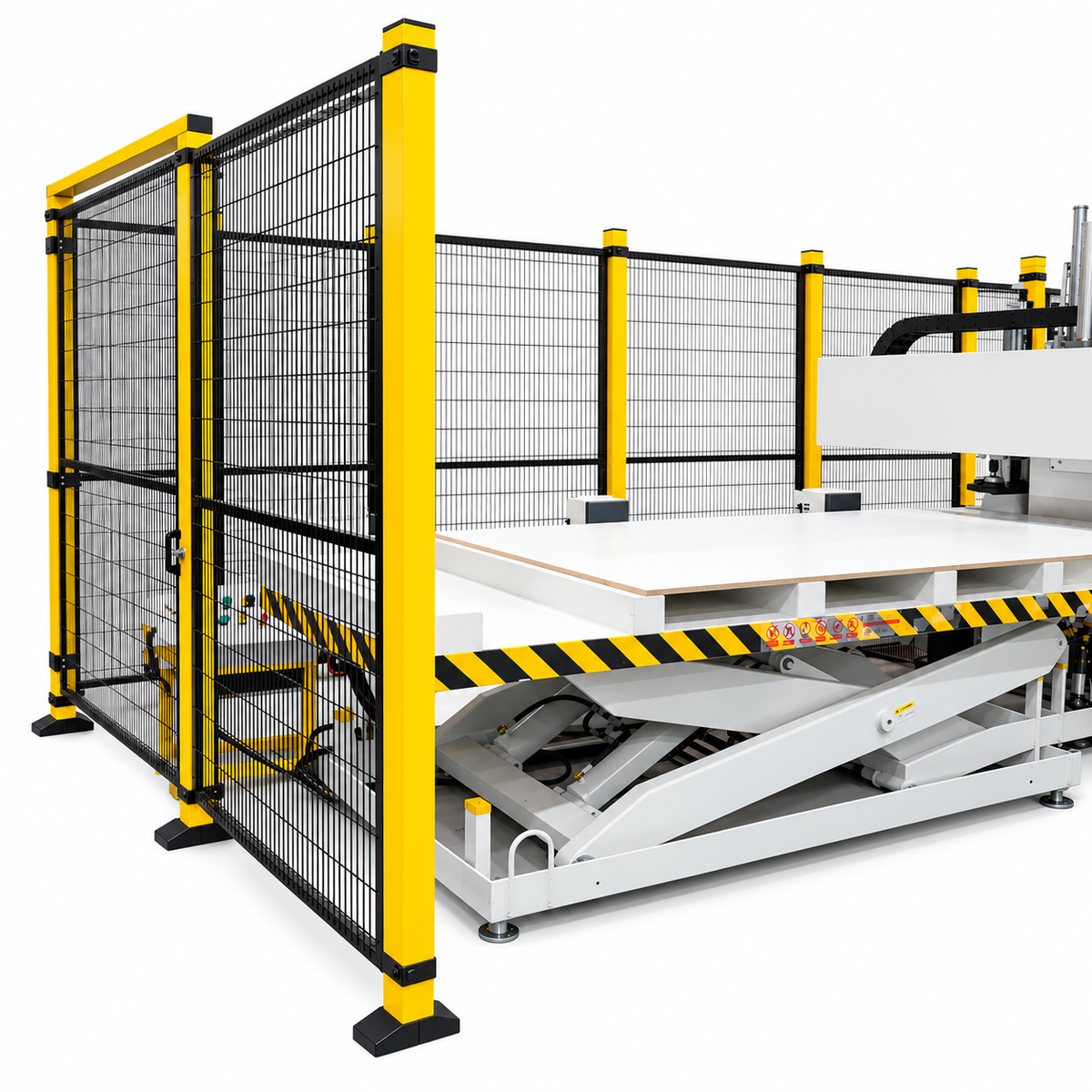 ToughCut Industrial Safety Fencing System for CNC Routers & Machinery