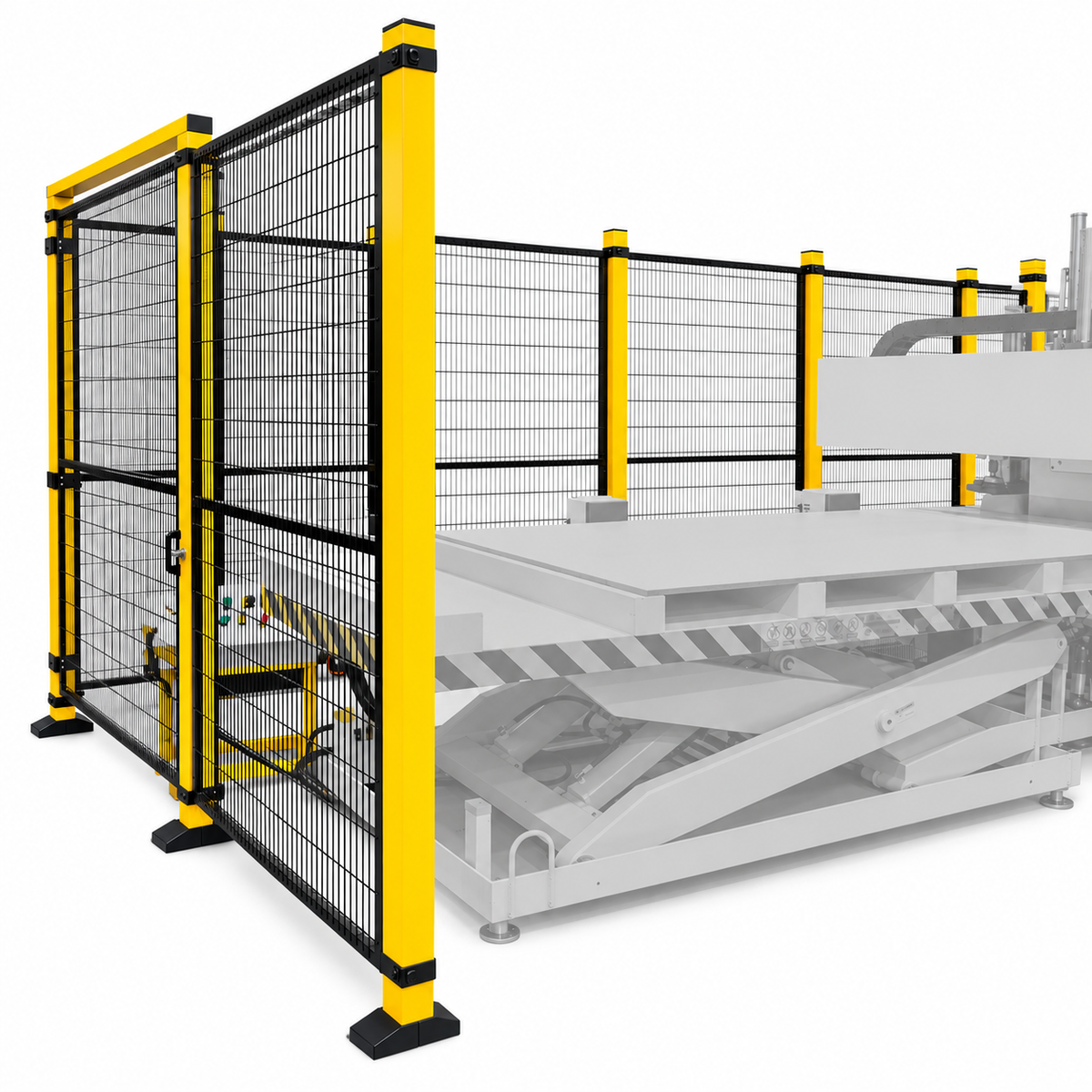 ToughCut Industrial Safety Fencing System for CNC Routers & Machinery