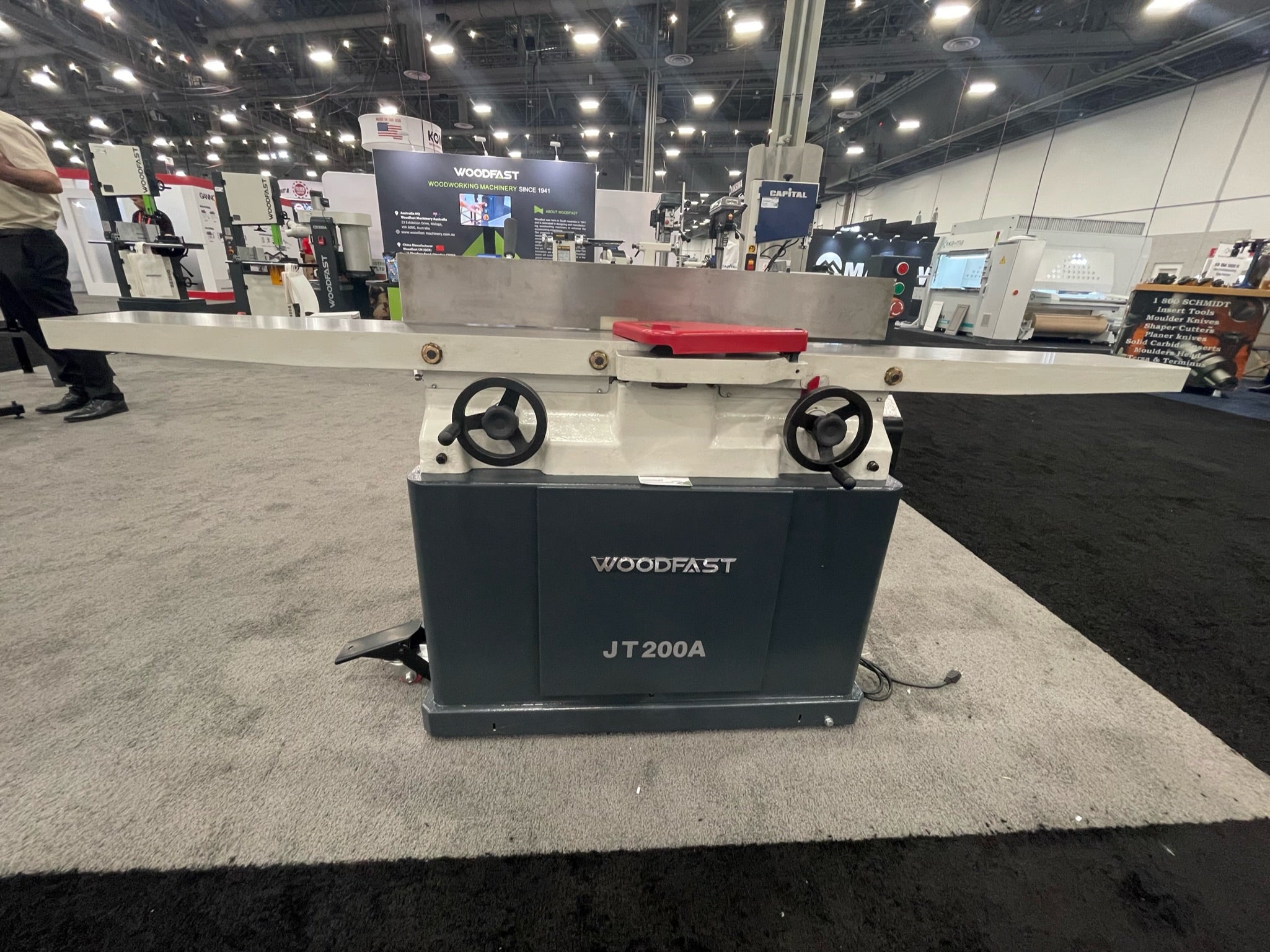 Woodfast 200mm (8") Wood Planer (Jointer) with Spiral Head Cutter Block 240V JT200A *Coming Soon*