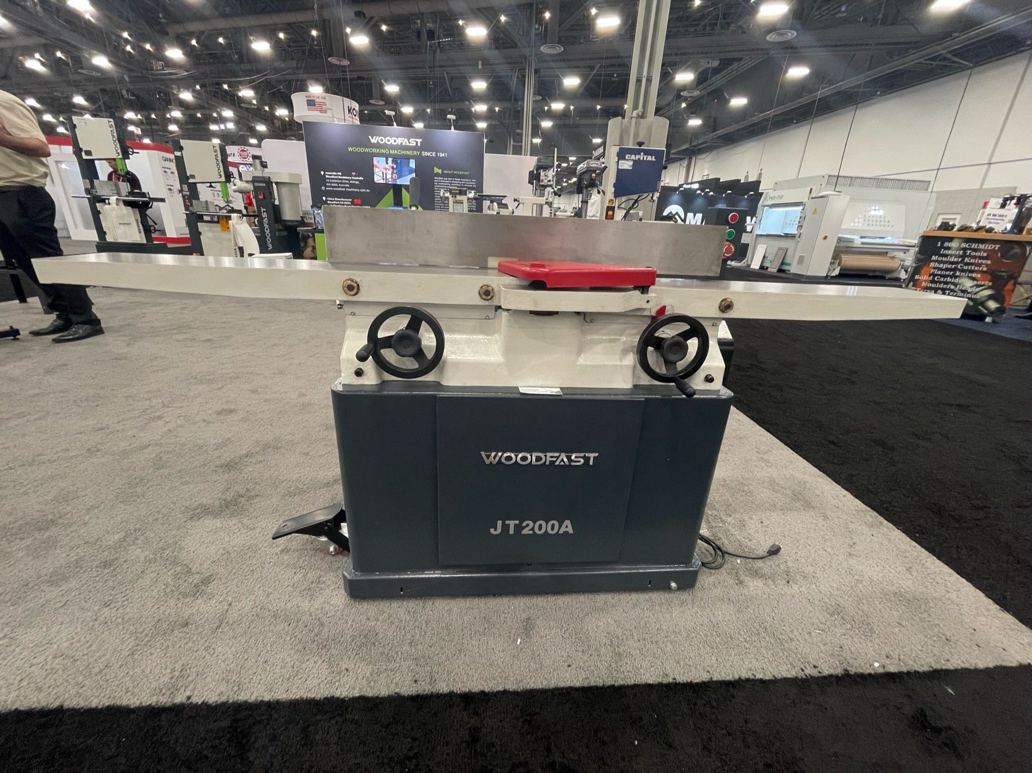 Woodfast 200mm (8") Wood Planer (Jointer) with Spiral Head Cutter Block 240V JT200A *Coming Soon*