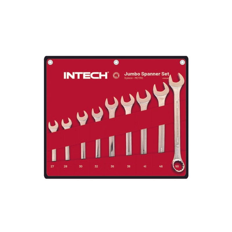 Intech Jumbo 9pc Spanner Set – Metric HTSPSJ990