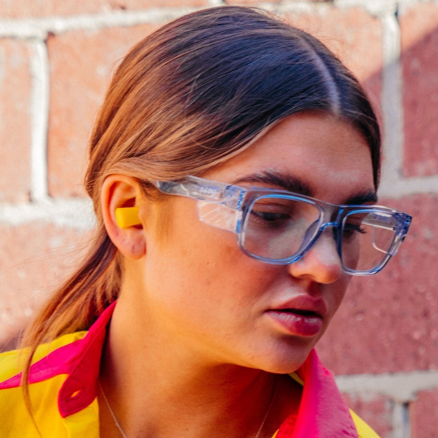 SafeStyle Fusions Blue Frame Clear Lens