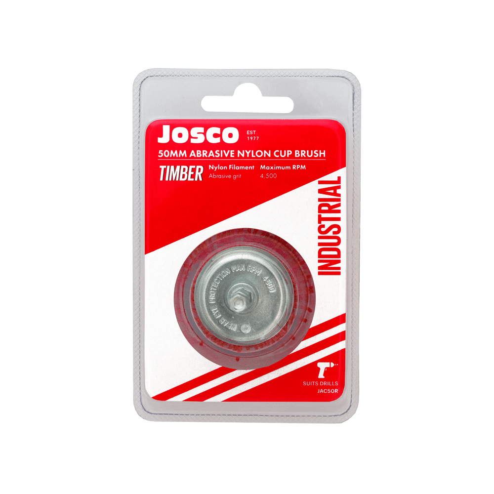 50mm Abrasive Nylon Cup Brush JAC50R by Josco