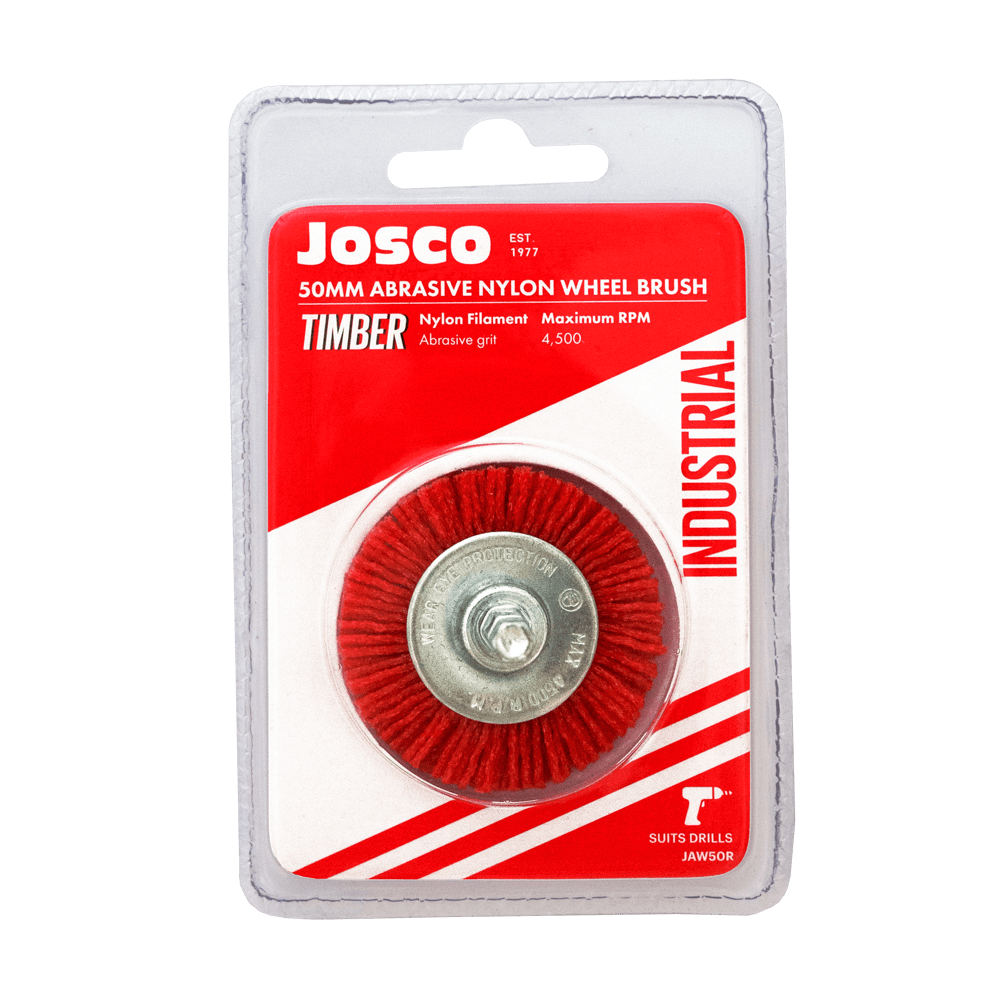 50mm Abrasive Nylon Wheel Brush - JAW50R by Josco