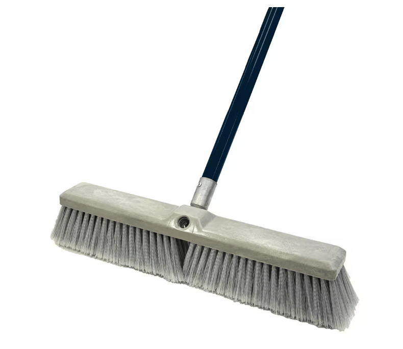 Josco All-Purpose Economy Platform Broom with Handle - Plastic Backed