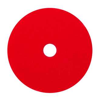 140mm (suit 125mm Backing Plate) Red Soft Finishing Foam Polishing Pad Hook & Loop Disc JP1022 by Josco