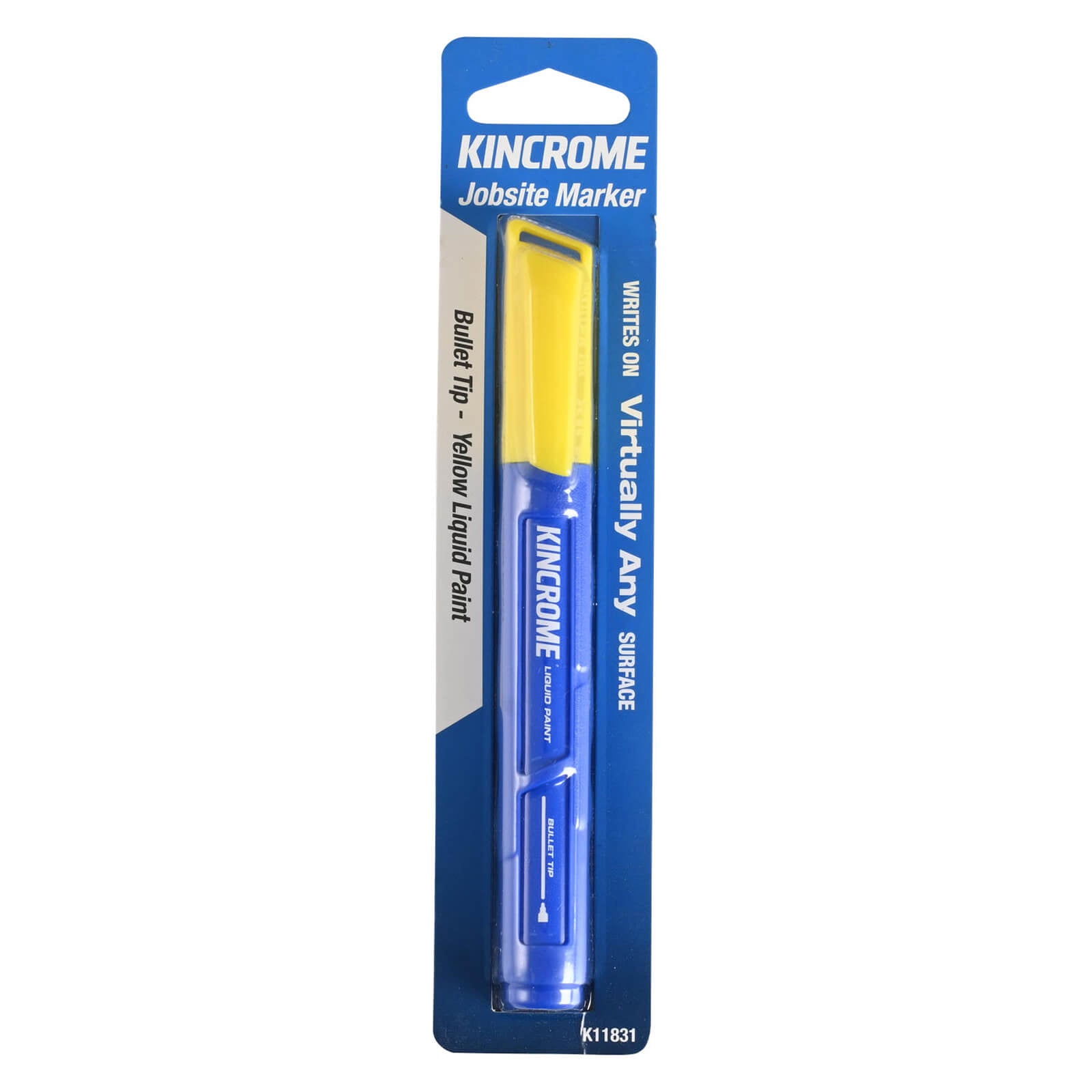 Paint Marker Bullet Tip Yellow - K11831 by Kincrome