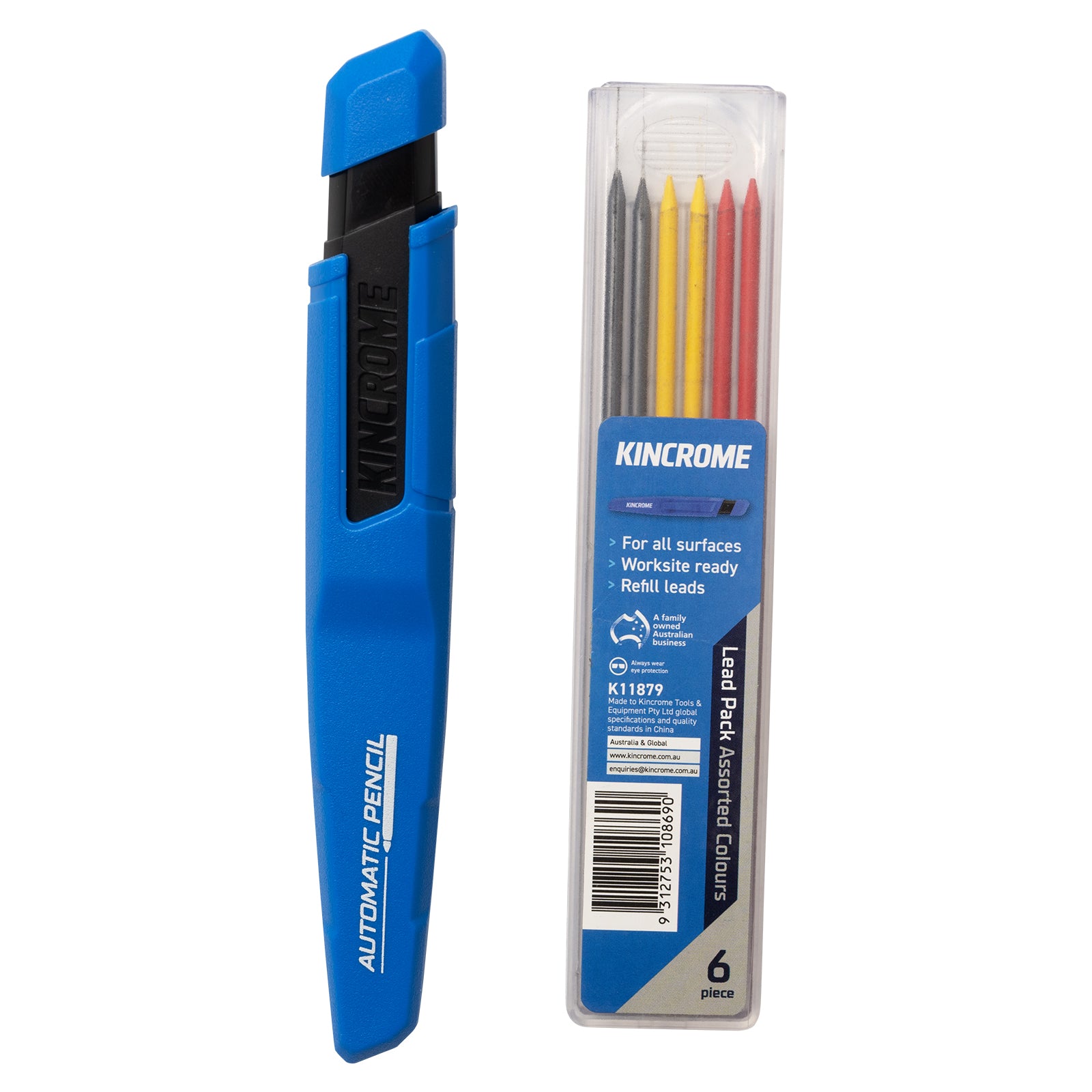 Kincrome Automatic Mechanical Pencil and Refill Pack