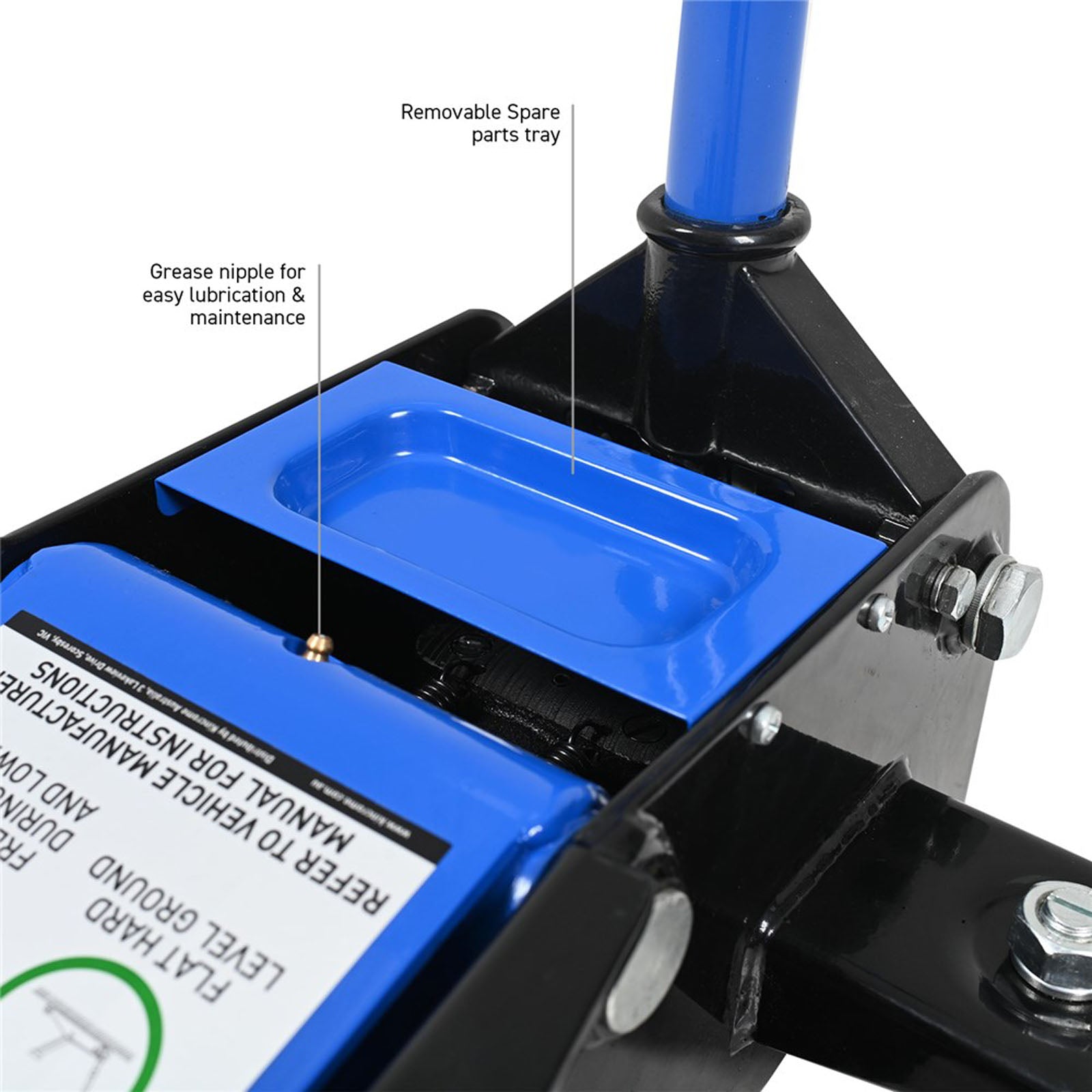 Kincrome 2,800kg Hydraulic Garage Jack Rapid Lift K12167