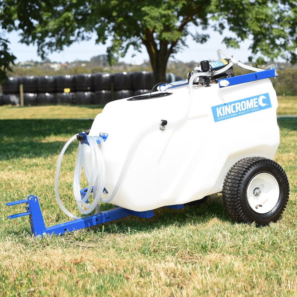 117L Tow Behind Broadcast & Spot Agriculture Sprayer with 12V Pump K16004 by Kincrome