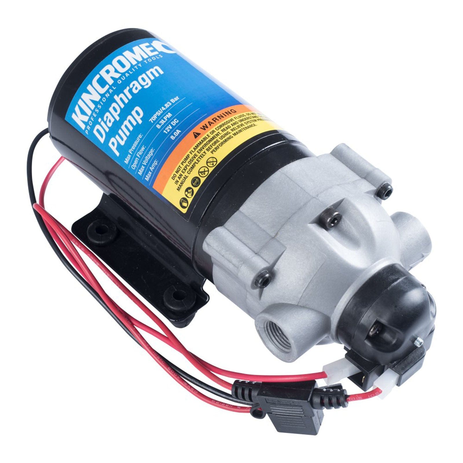8.3LPM 12V Diaphragm Pump NPT - K16106 by Kincrome