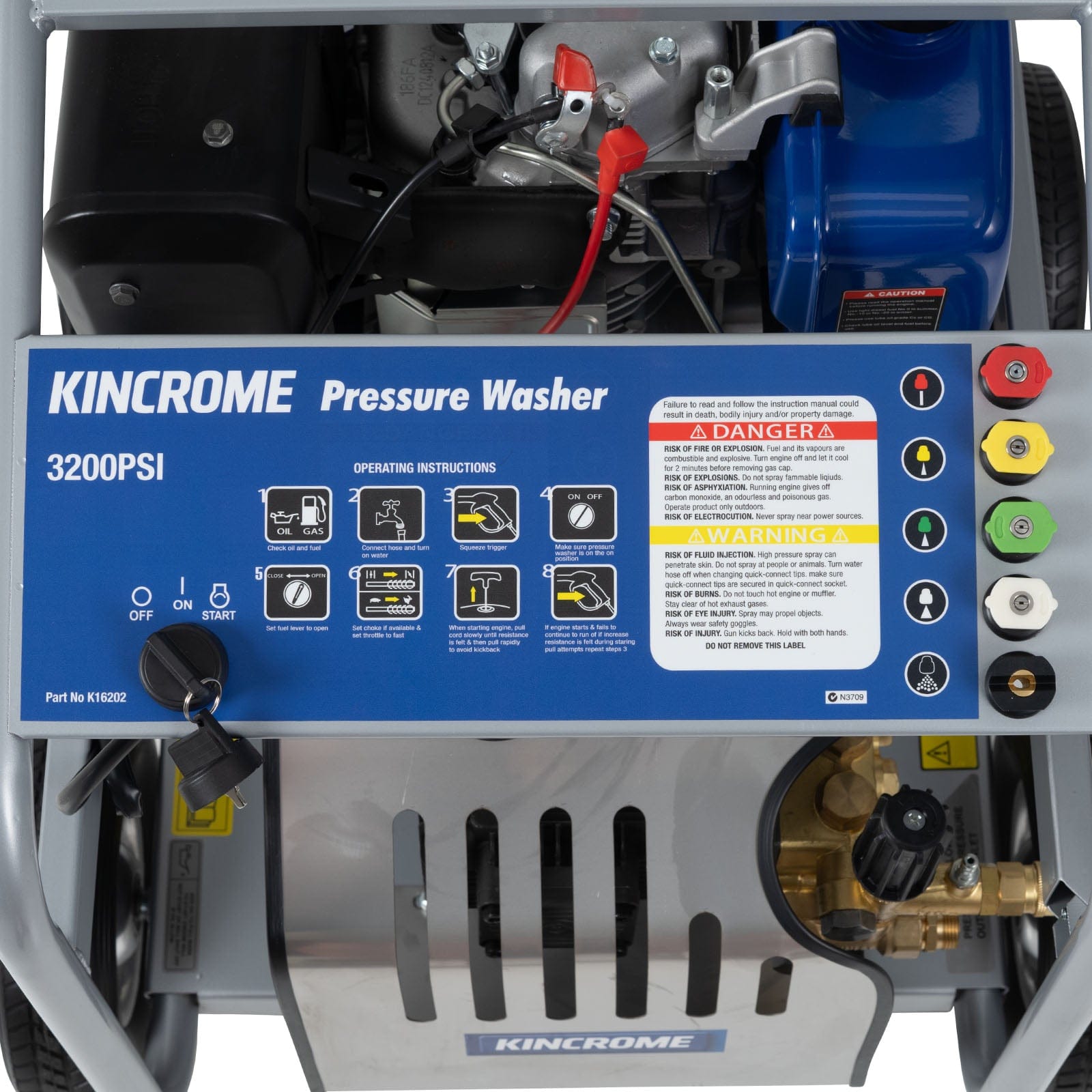 Kincrome 11HP Diesel Pressure Washer K16202