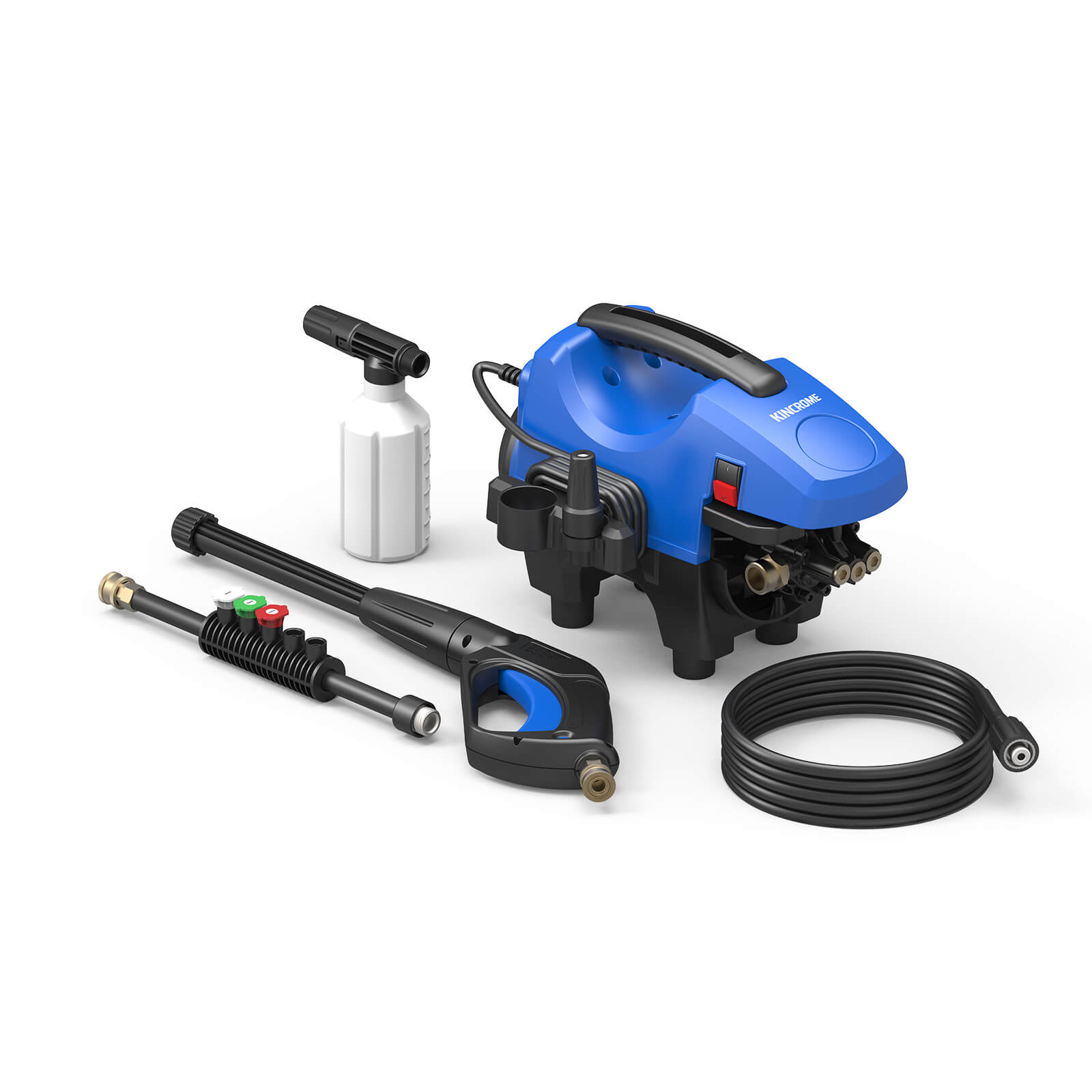 Kincrome 2100W K16253+K16259 Electric Pressure Washer Bundle P162531