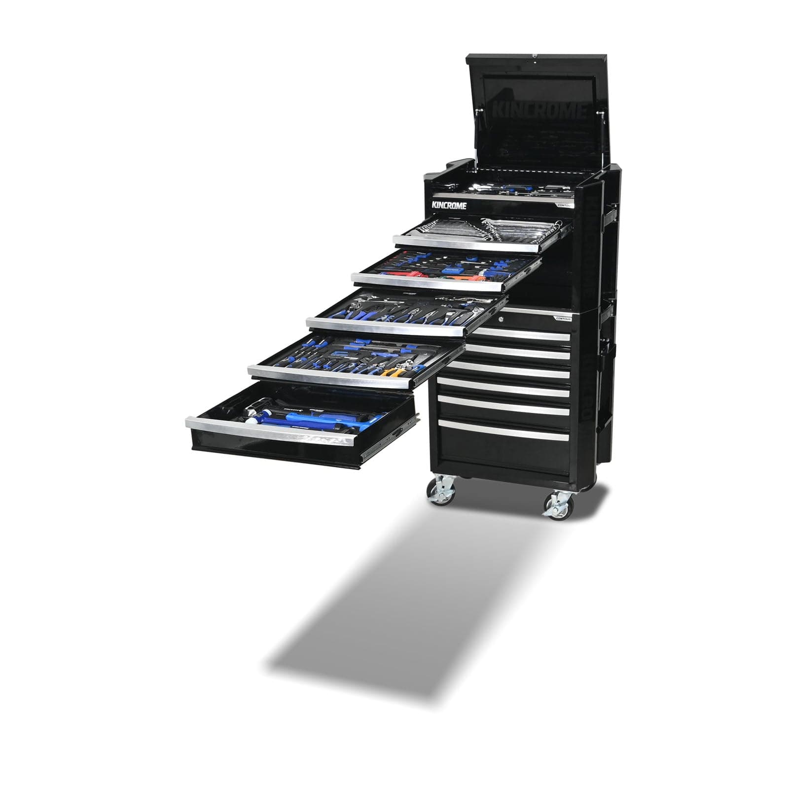 CONTOUR® Workshop Tool Kit 299 Piece 11 Drawer 29" Black - K1951B by Kincrome