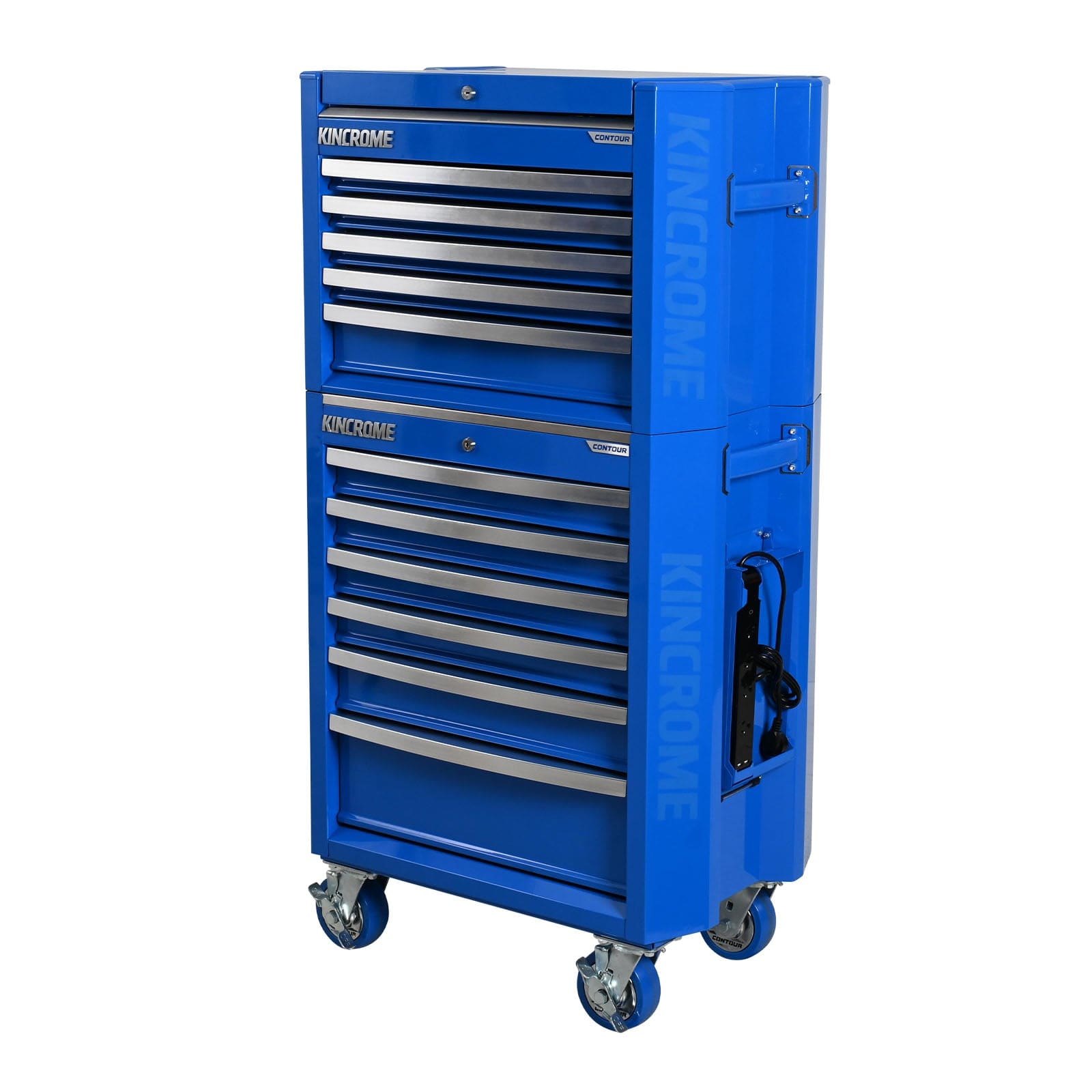 Kincrome CONTOUR® Chest Tool Kit 480Pce 11 Drawer 29" Blue K1954