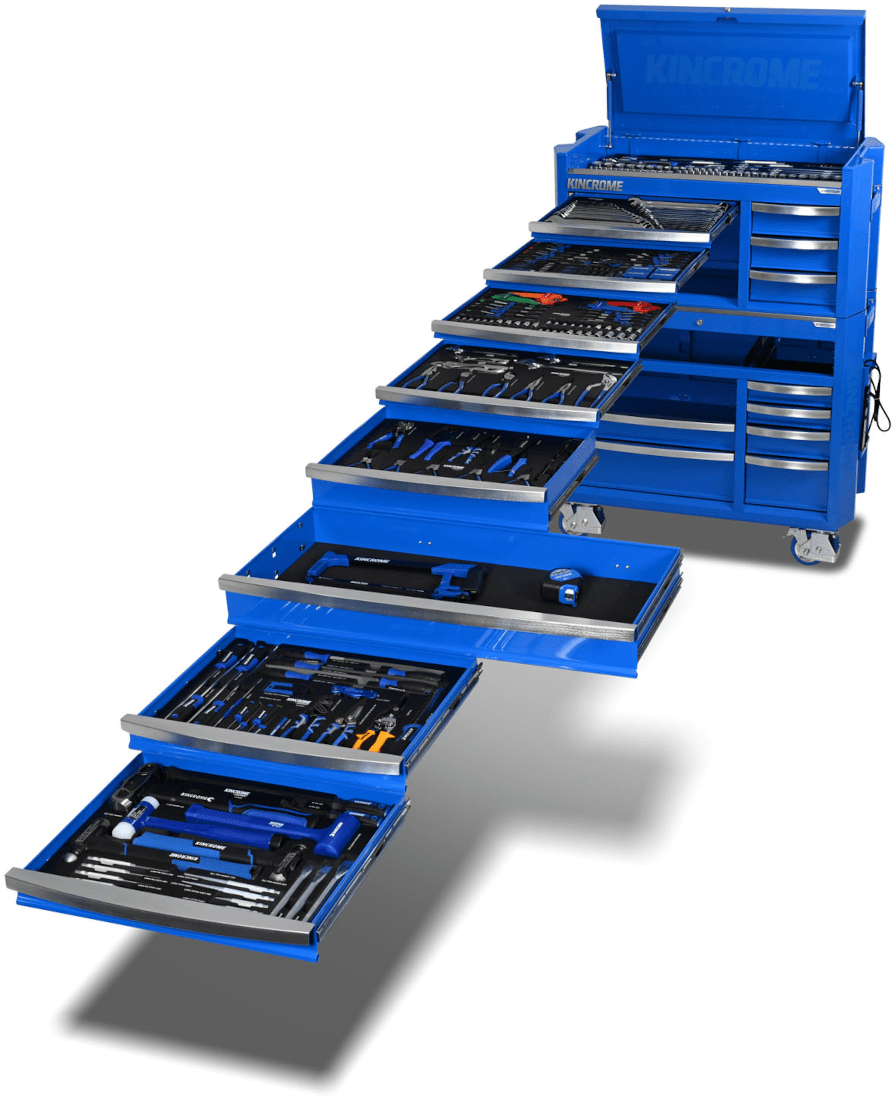 CONTOUR® Workshop Tool Kit 545 Piece 17 Drawer (42") K1958 / K1958B by Kincrome