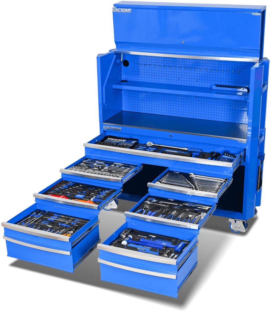CONTOUR® Trolley Tool Kit 455 Piece 12 Drawer (60") K1969 / K1969B by Kincrome