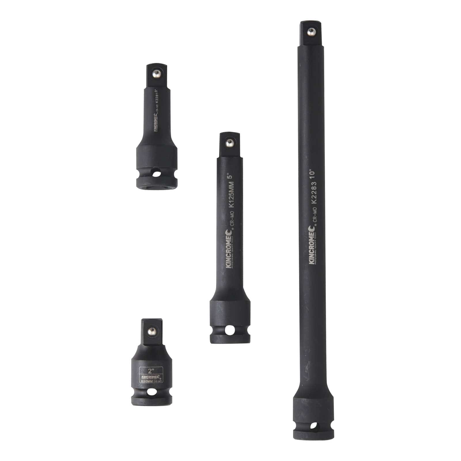 Kincrome 4Pce 1/2" Drive Impact Extension Bar Set K2023