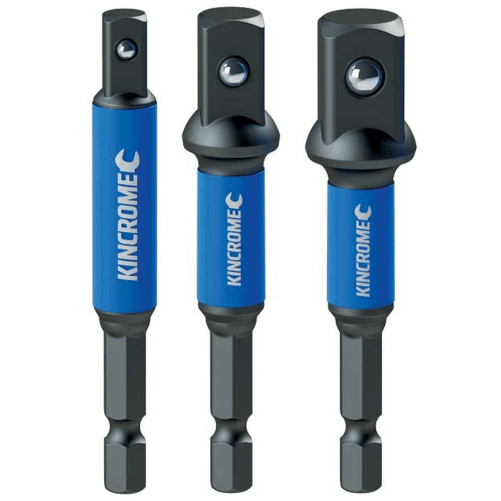 Impact Socket Driver Adaptor Mixed Pack 65mm 3 Piece K21513 by Kincrome