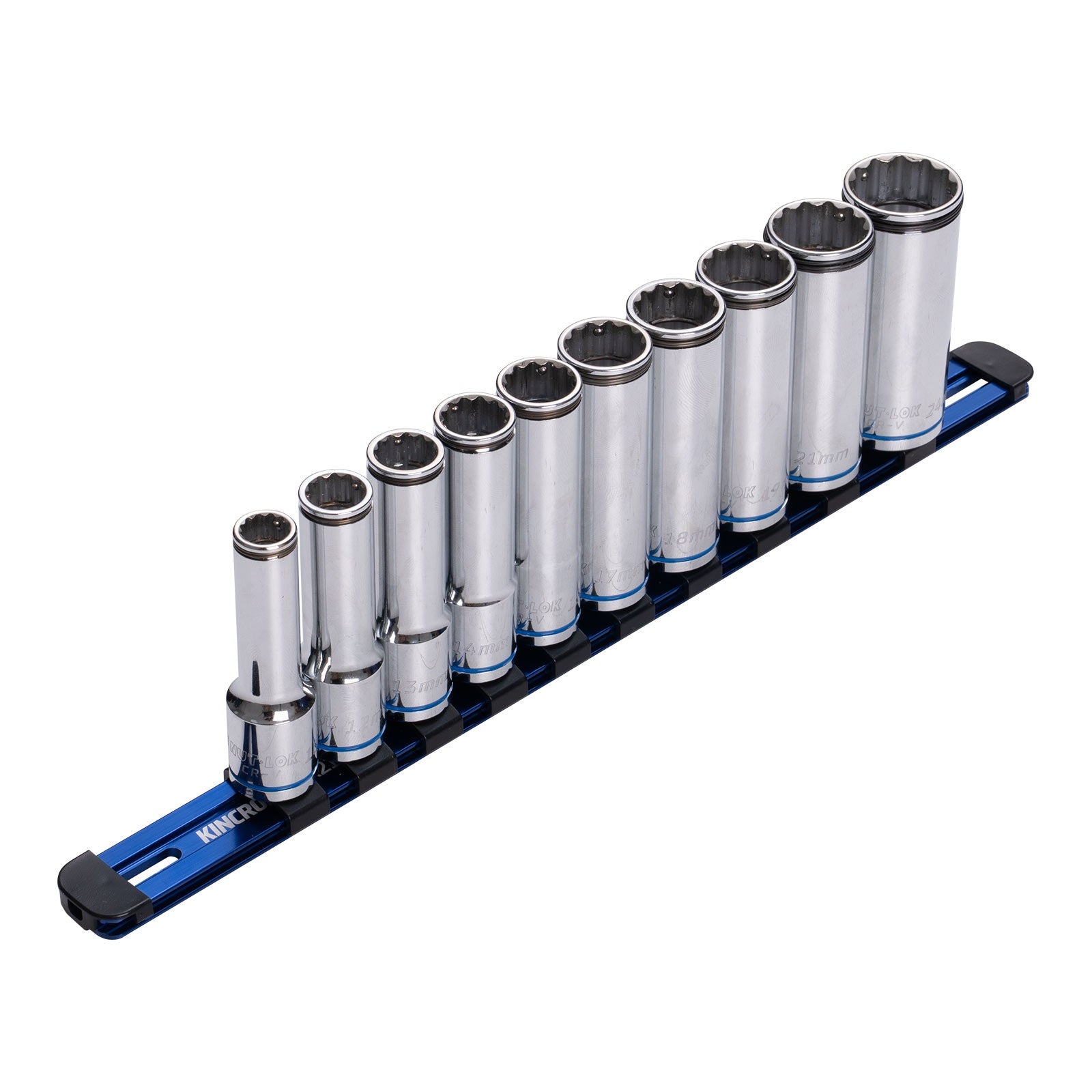 Kincrome 10Pce NUT-LOK™ Metric Socket Rail Sets