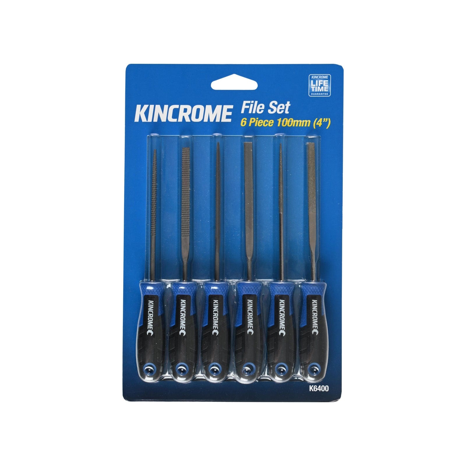 Kincrome Mini File Set 100mm (4") 6 Piece - K6400