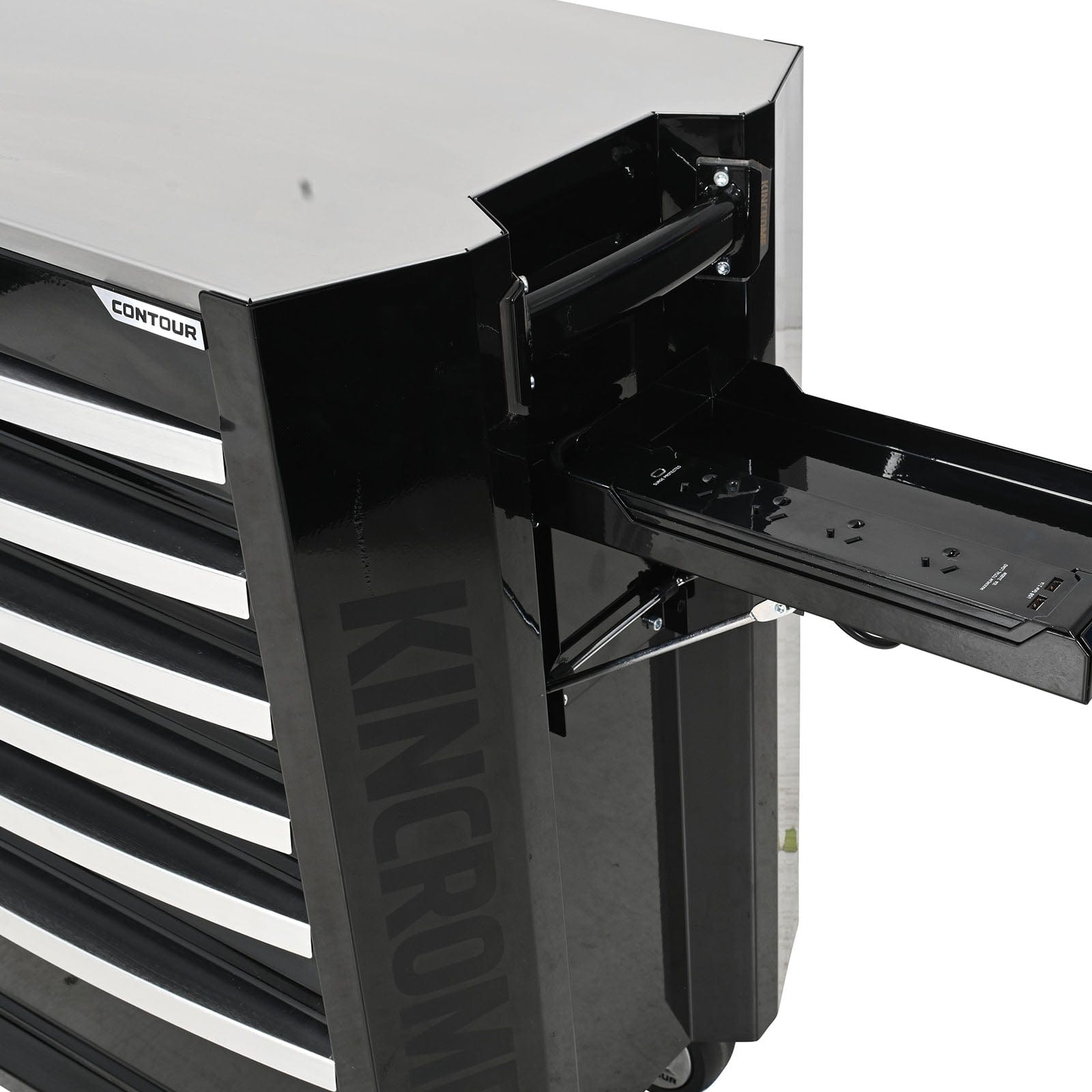 CONTOUR® Tool Trolley 6 Drawer 29" Black - K72926B by Kincrome