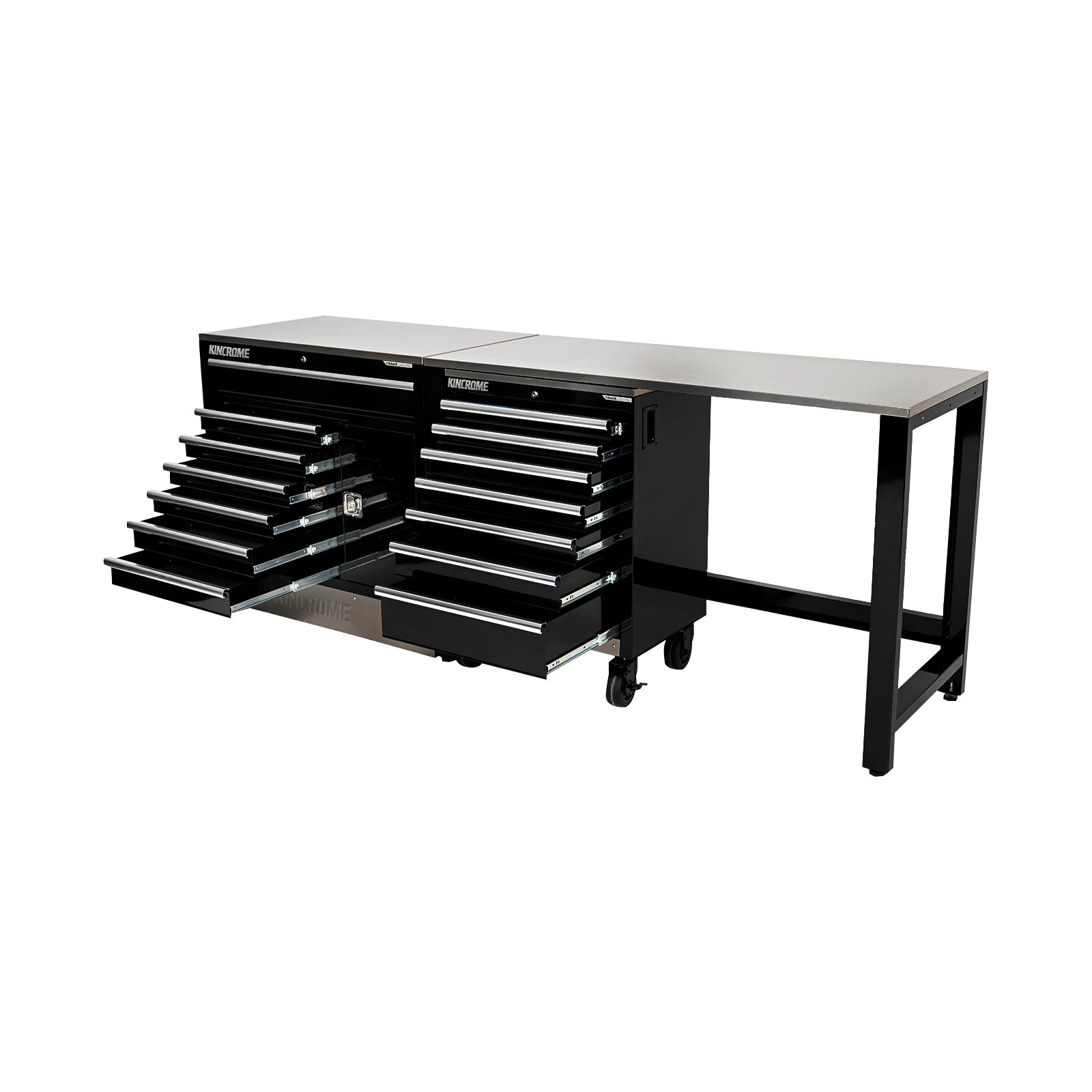 Kincrome 3Pce 14 Drawer Trade Centre Garage Set K7373