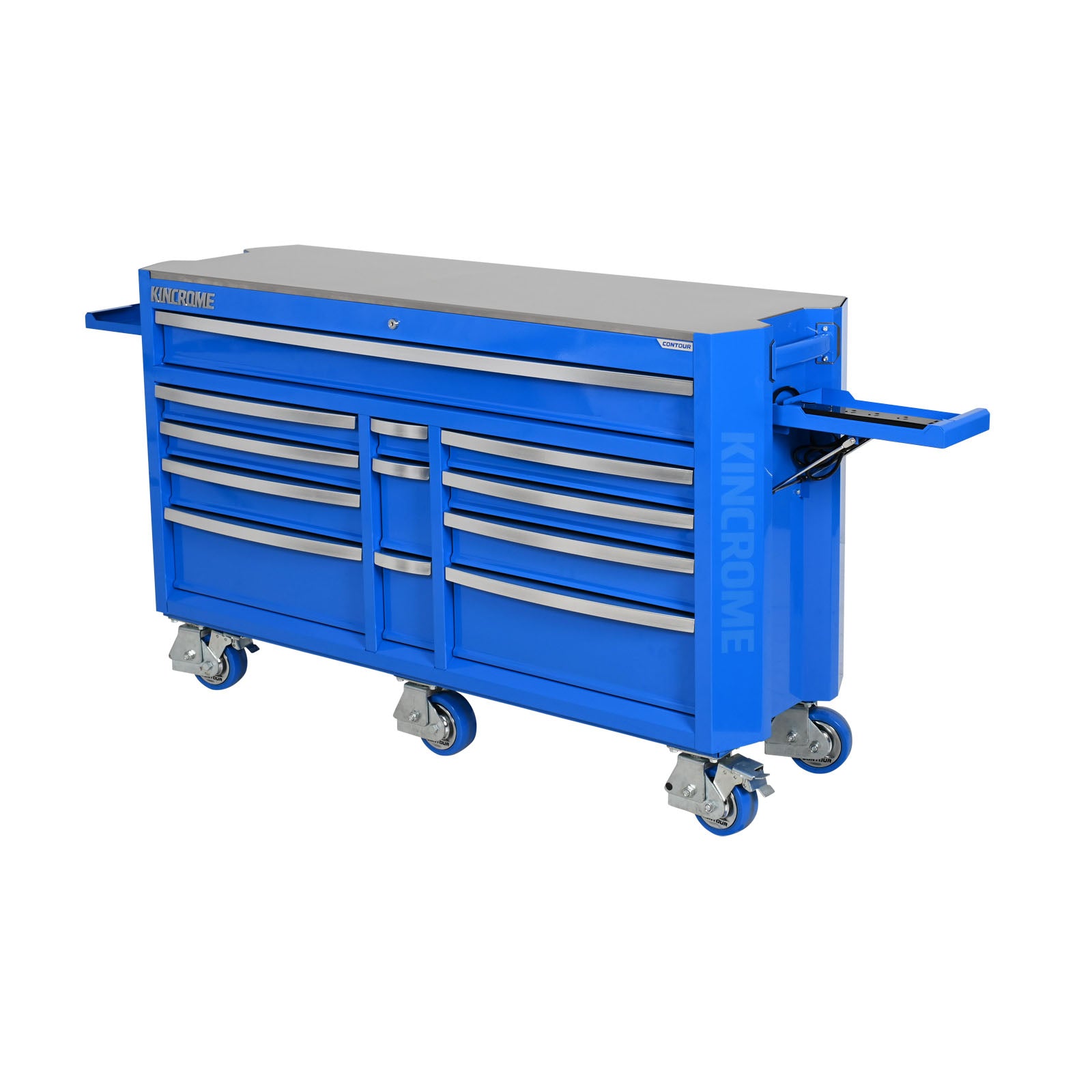CONTOUR® Tool Trolley 12 Drawer 60" Blue - K76112 by Kincrome