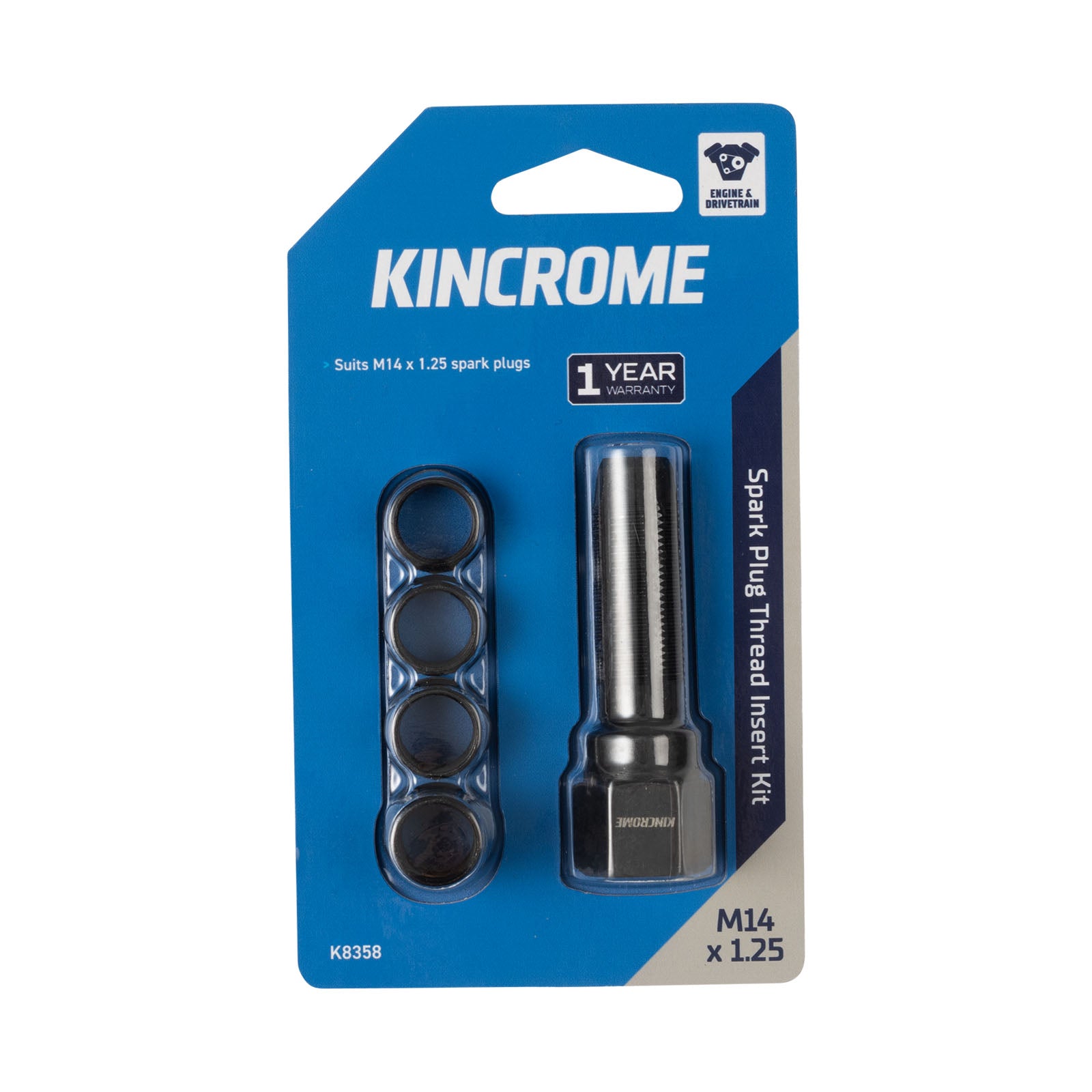 Kincrome Spark Plug Thread Insert Kit M14 x 1.25 K8358