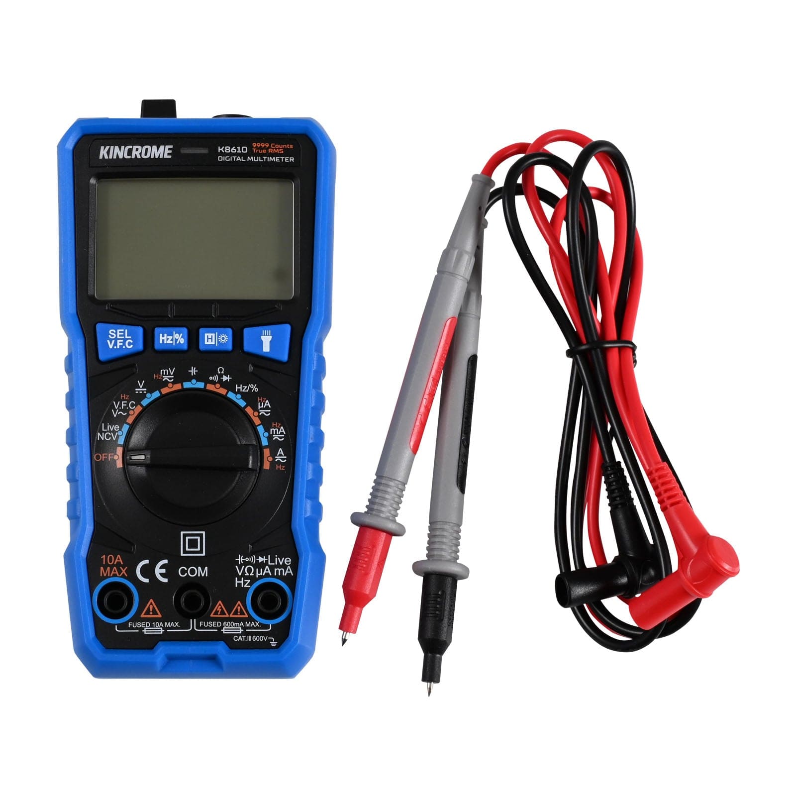Digital Auto Range Multimeter Manual K8610 by Kincrome