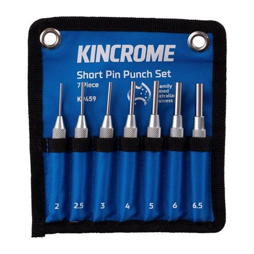 Kincrome Short Pin Punch Set 7 Pce K9459