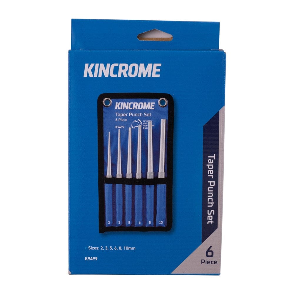 6Pce Taper Punch Set K9499 by Kincrome
